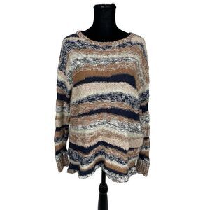 American Eagle Outfitter’s Textured Stripe Knit Sweater - Women’s M